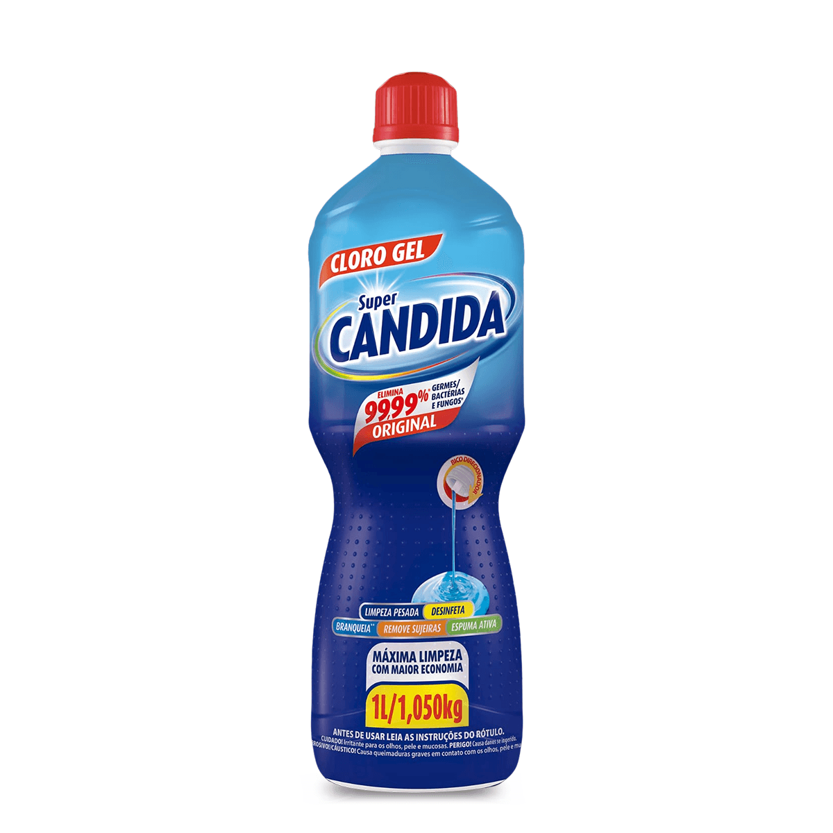 Desinfetante Cloro Gel Original 1L Super Cândida